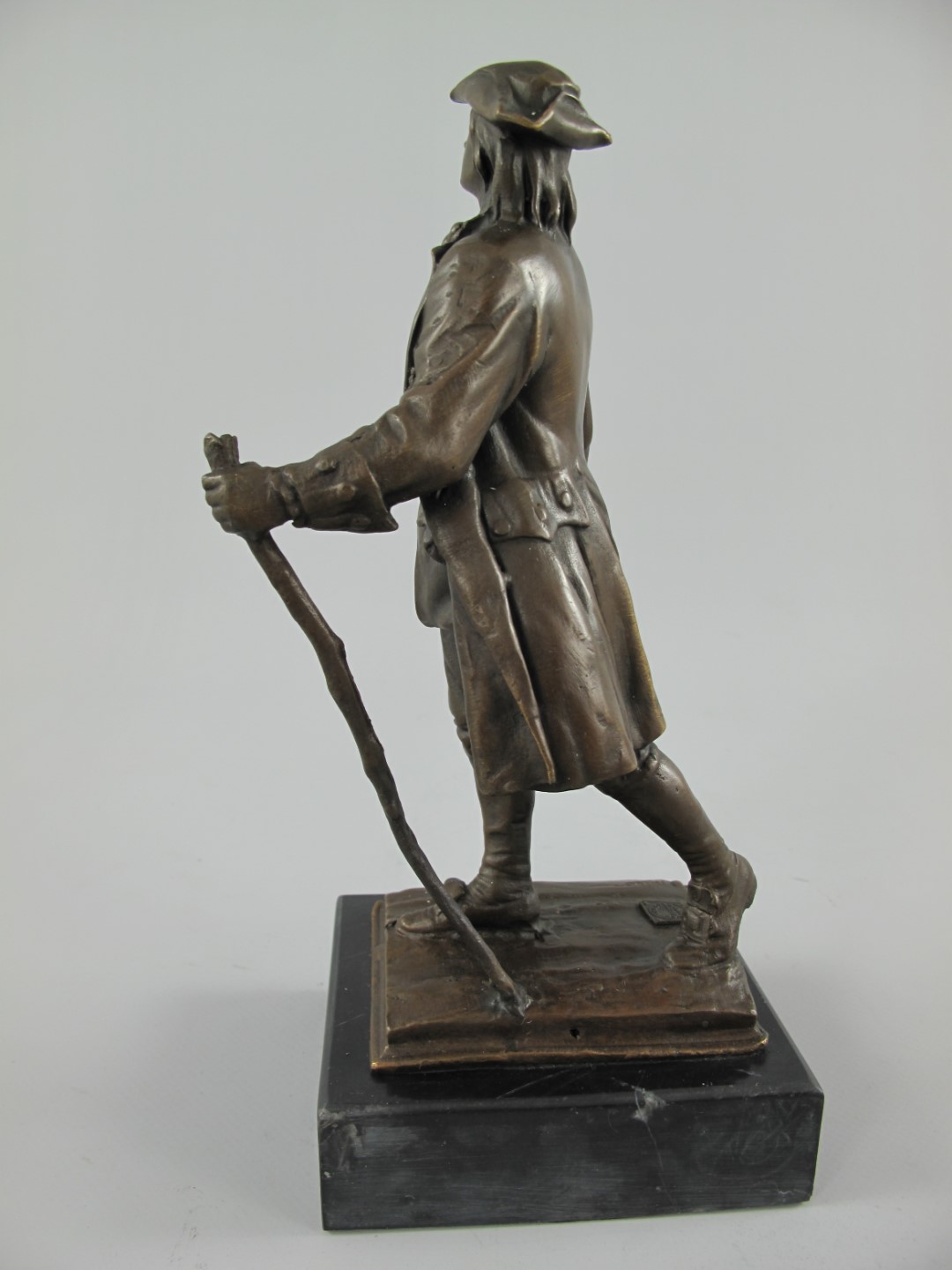 *RAUS*PREIS* Figur Bronze WANDELSMANN H.24x12cm