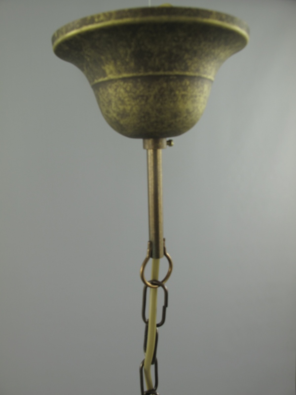 Gehänge Messing brüniert o.Schirm Gh.6*GUß-H.70cm