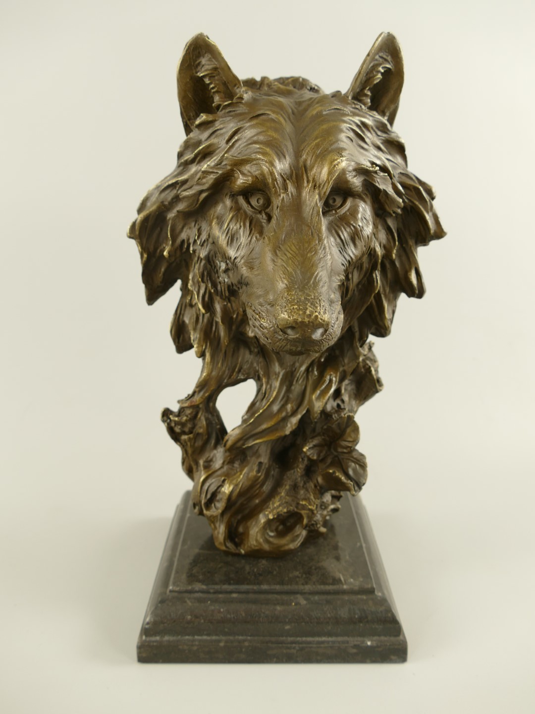Figur Bronze Wolf H.36x16cm