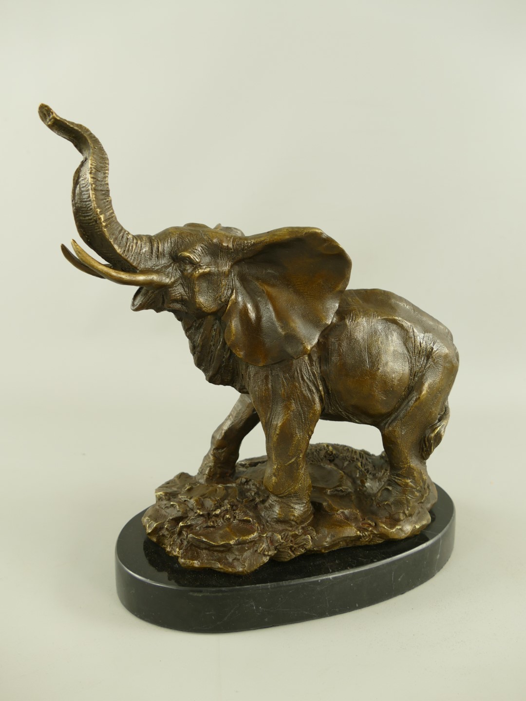 Figur Bronze Elefant H.29x26cm