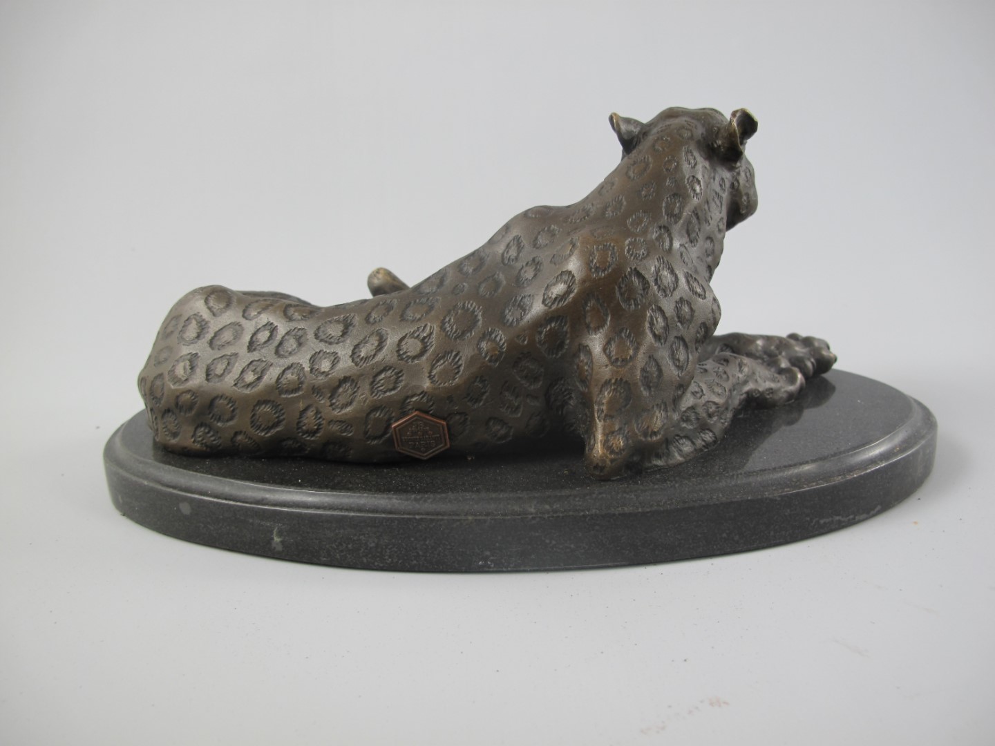 Figur Bronze LEOPARD L.28x16cm
