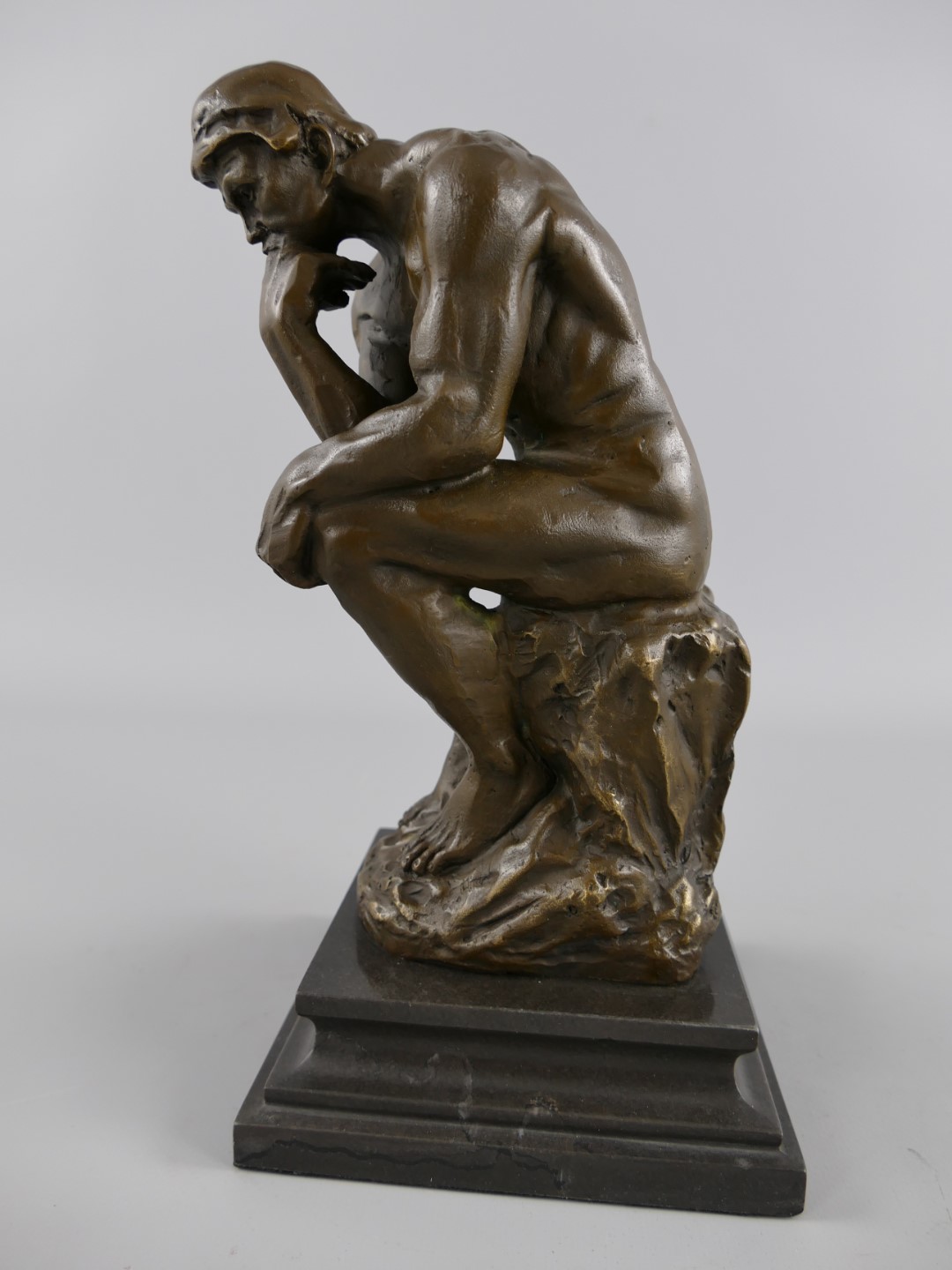 Figur Bronze DENKER H.26x13cm