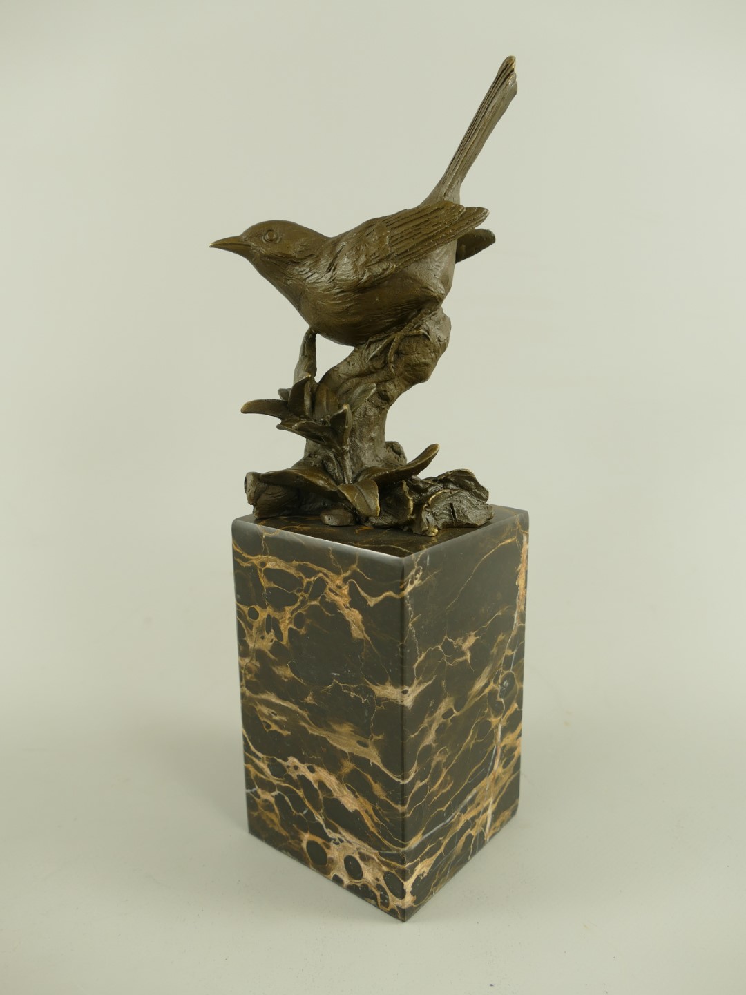 Figur Bronze Vogel H.28x8cm