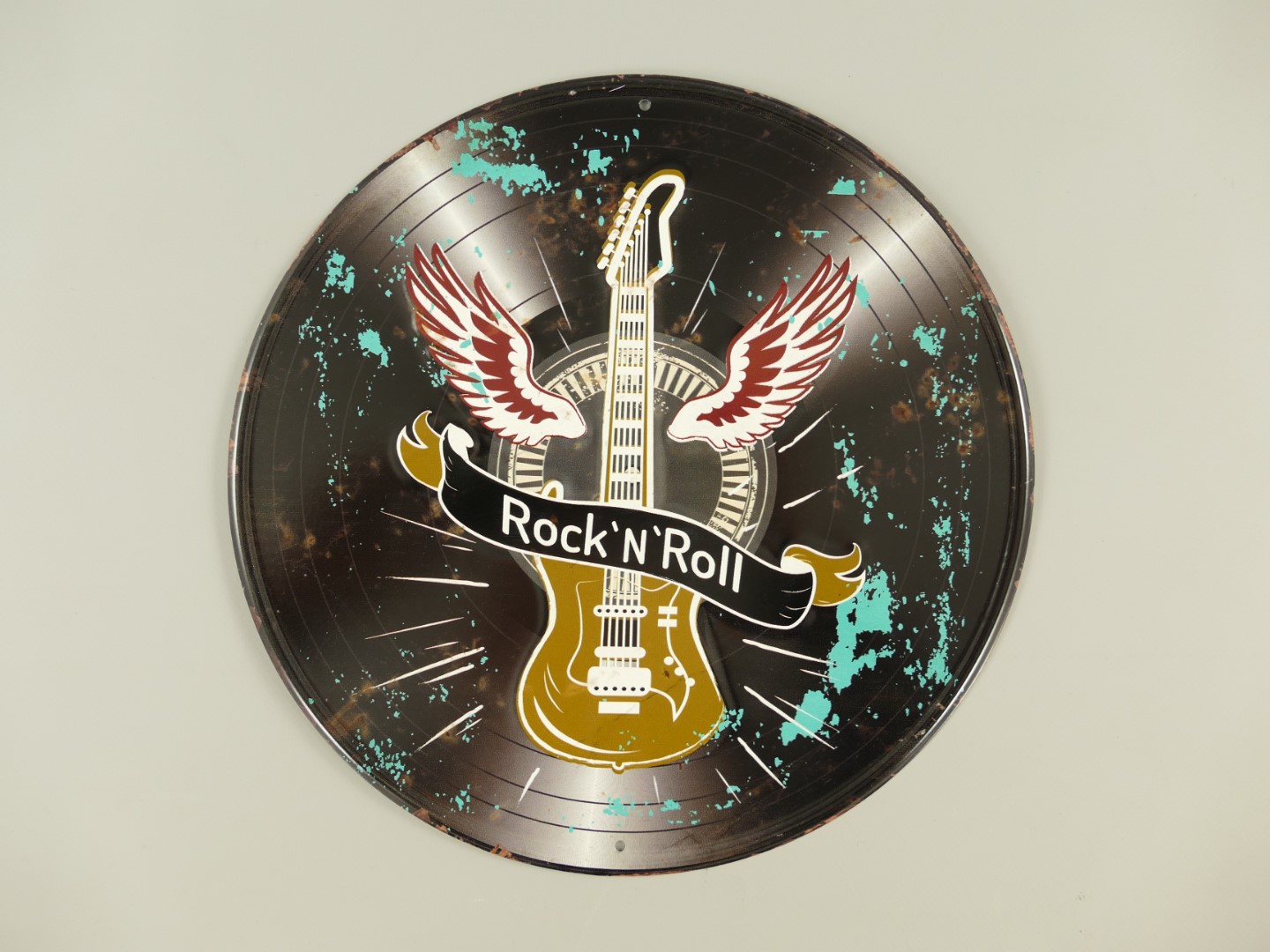 Wandschild Eisen Rock'n Roll D.30cm