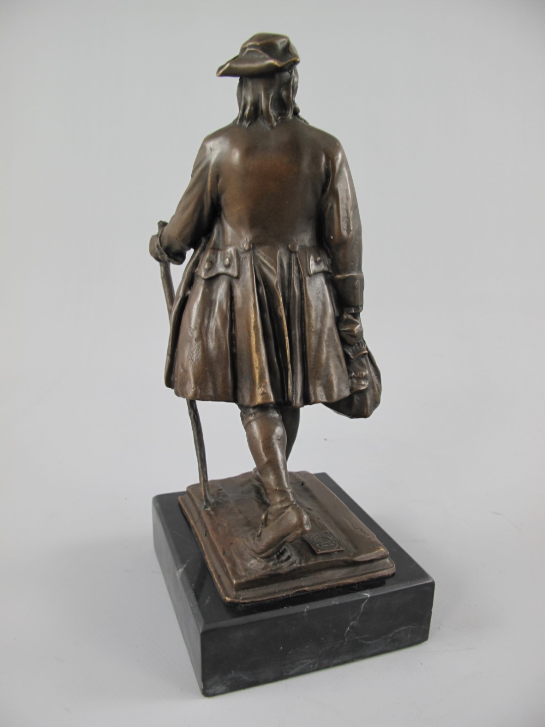 *RAUS*PREIS* Figur Bronze WANDELSMANN H.24x12cm