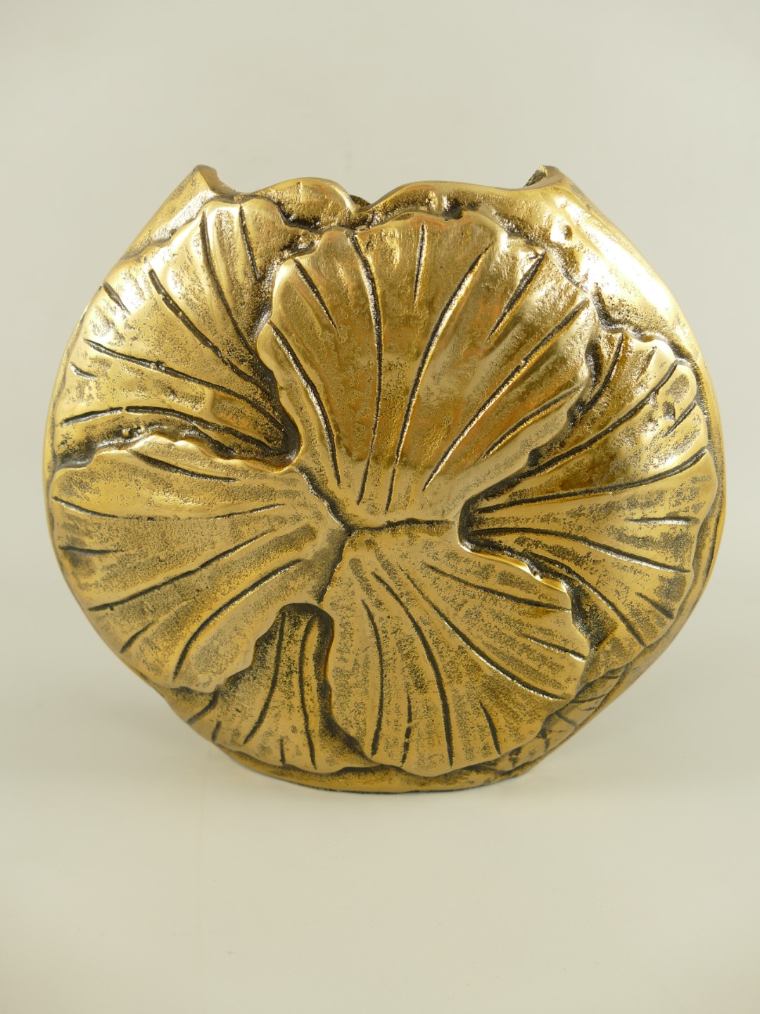 *ANG. Vase Alu BRONZE farbig H.22cm *ANG. Vase Alu BRONZE farbig H.22cm