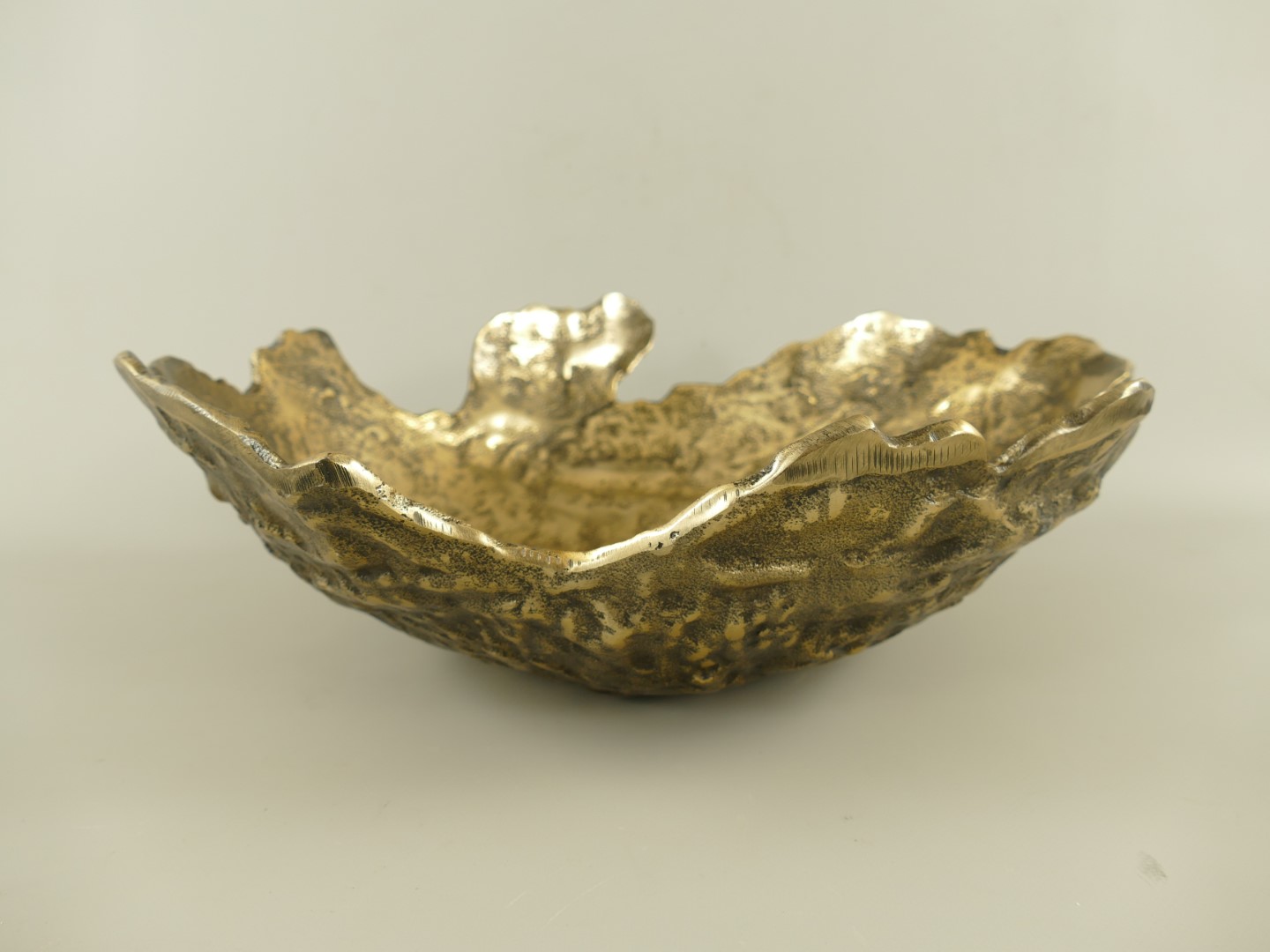 *ANG. Schale Alu BRONZE farbig L.44x15cm