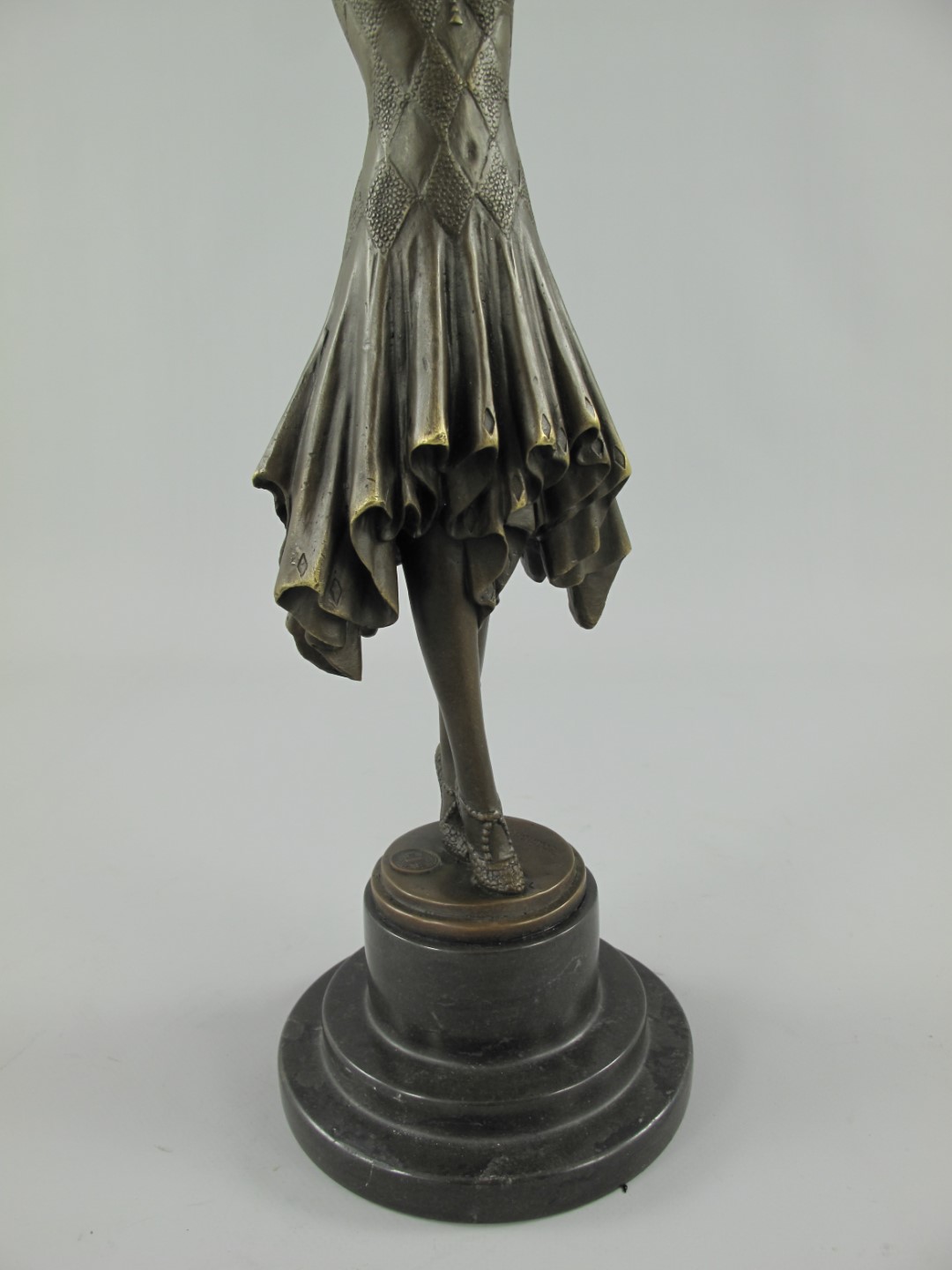 *RAUS*PREIS* Figur Frau Bronze H.44-D.13cm