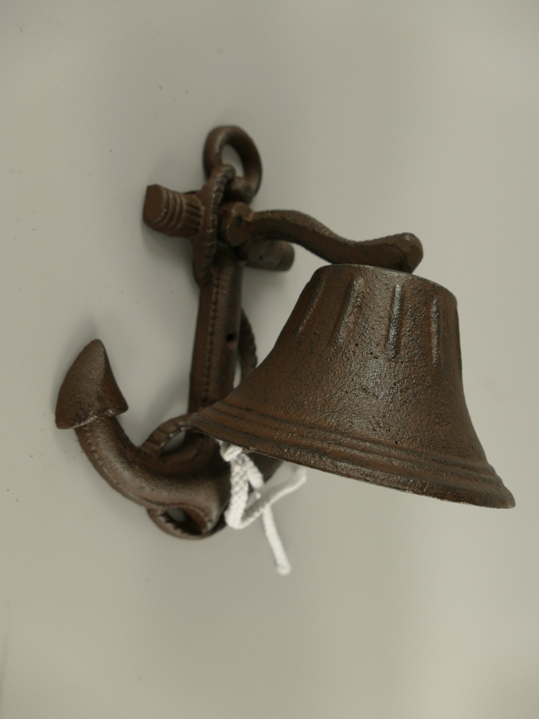 Wandglocke Gußeisen rustikal braun H.19cm Wandglocke Gußeisen rustikal braun H.19cm