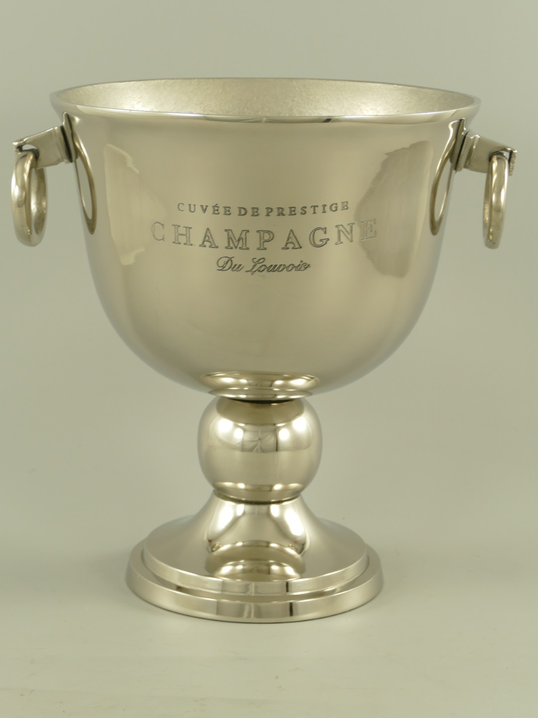 Weinkühler Sektkühler Alu vernickelt H.35x36cm Weinkühler Sektkühler Alu vernickelt H.35x36cm