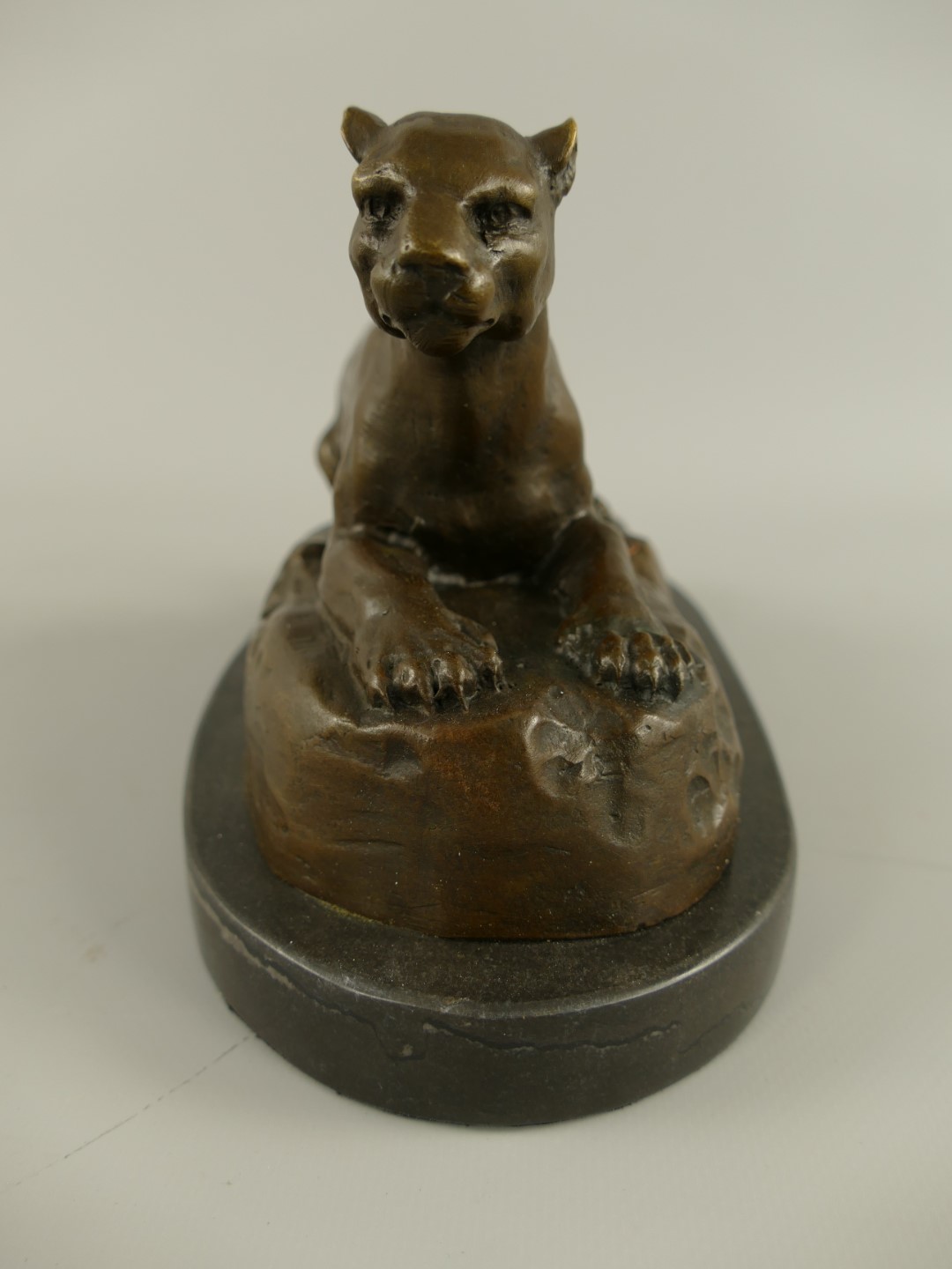 Figur Bronze Leopard L.25x13cm