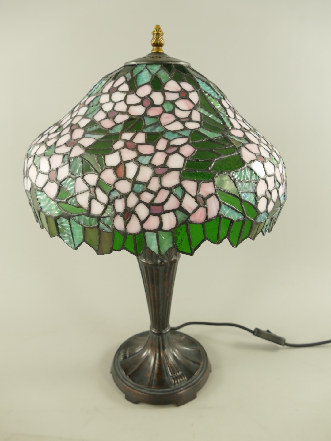 Lampe Tiffany fassung E27 H.54cm