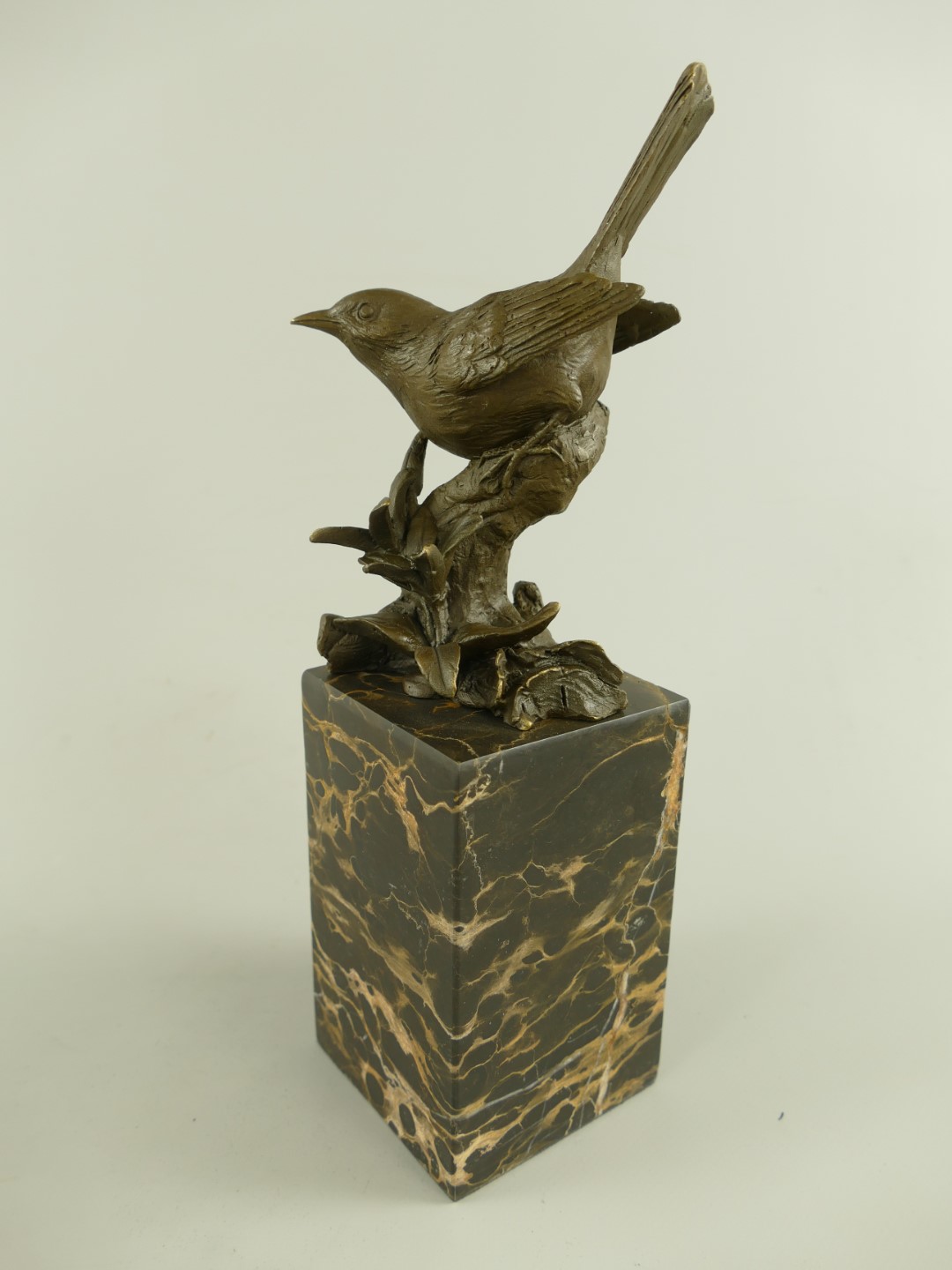 Figur Bronze Vogel H.28x8cm