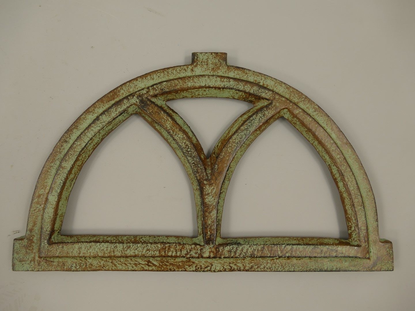 Fenster Gußeisen rustikal farbig L.39x23cm Fenster Gußeisen rustikal farbig L.39x23cm