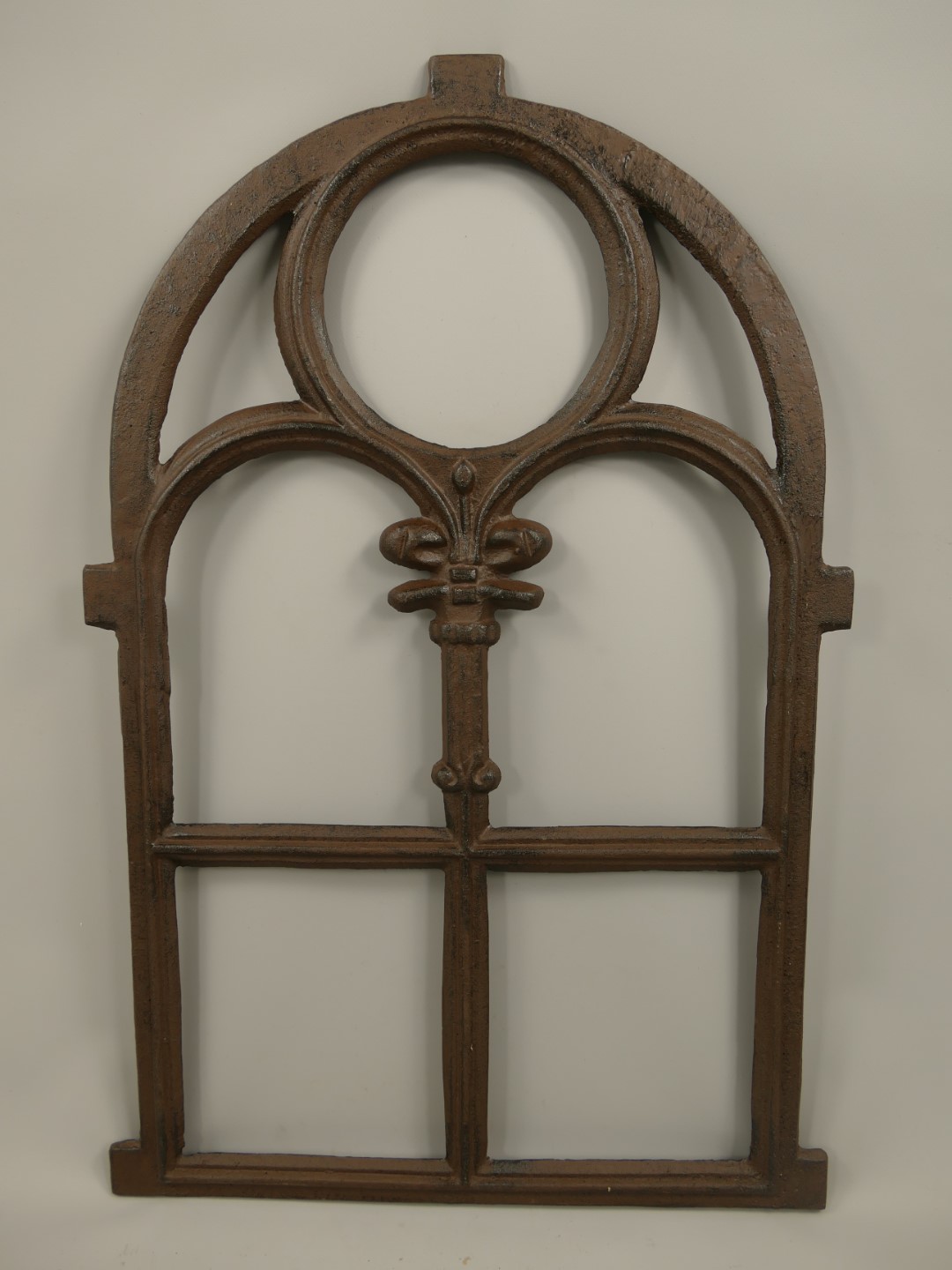 Fenster Gußeisen rustikal braun H.73x45cm Fenster Gußeisen rustikal braun H.73x45cm