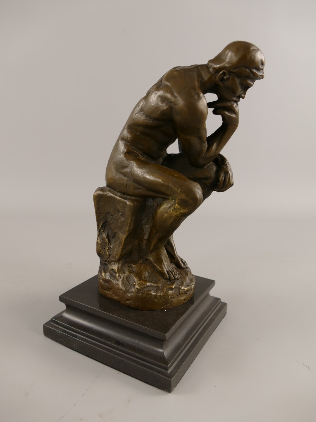 Figur Bronze DENKER H.26x13cm