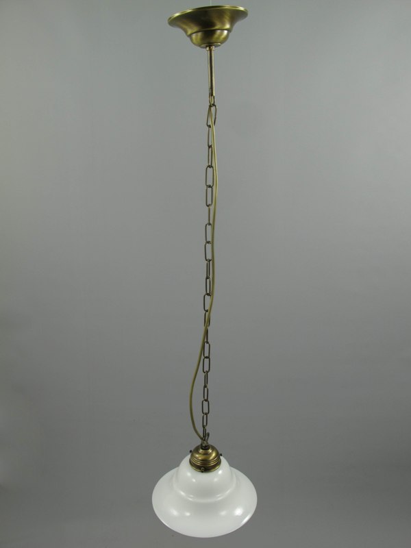 Gehänge Messing brüniert o.Schirm (GST)Gh.6-H.70cm