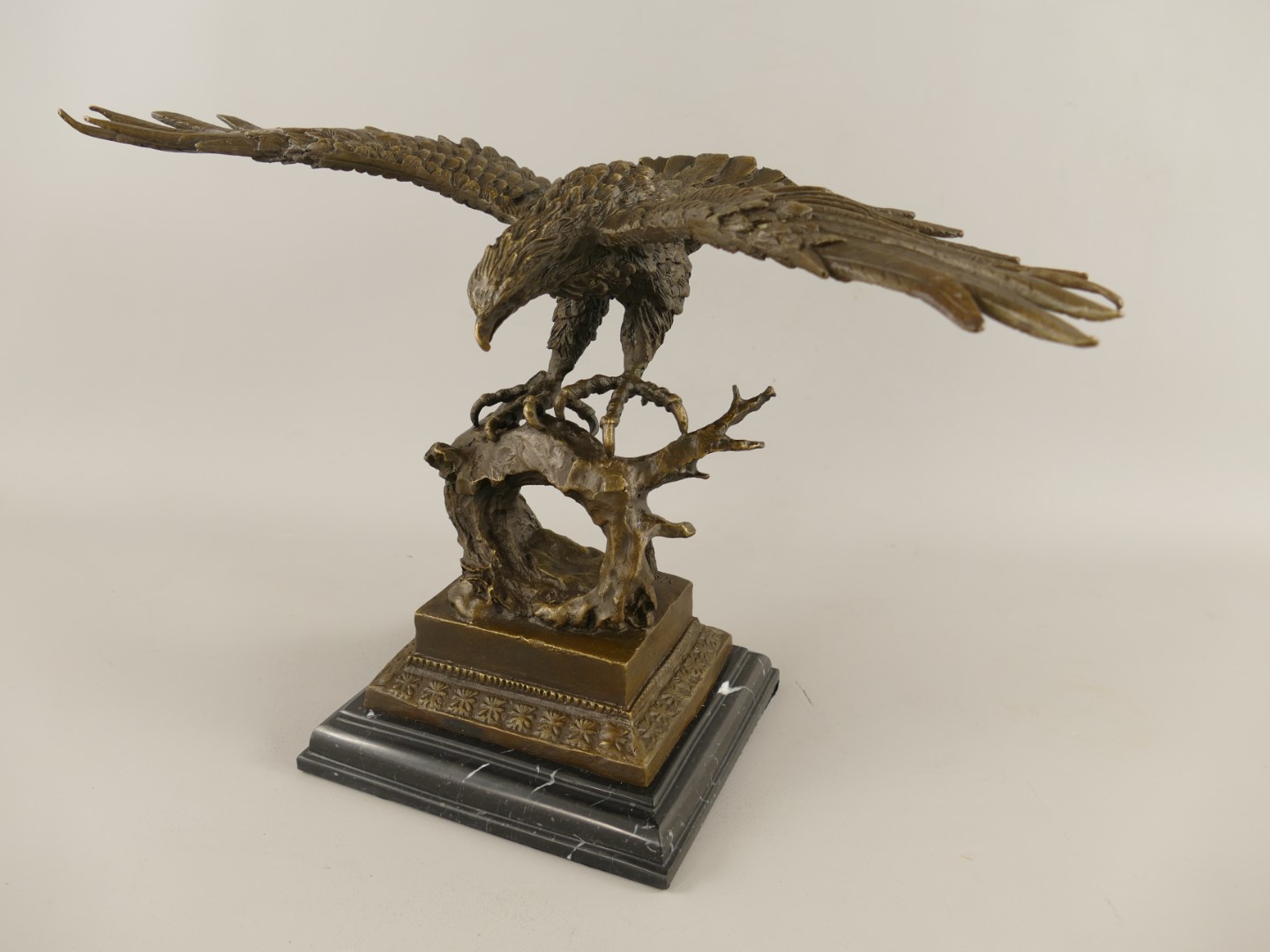 Figur Bronze Adler L.46x30cm