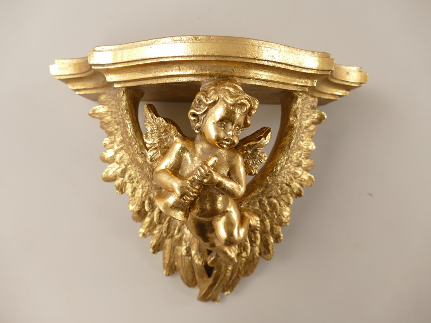 Konsol Engel Polystein GOLD farbig H.21cm