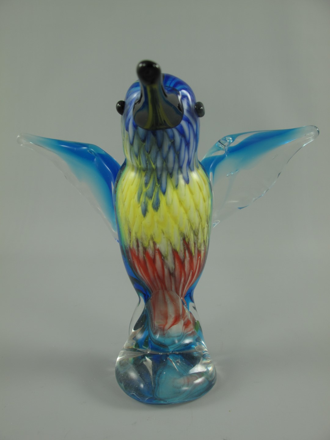Glasfigur VOGEL farbe H.20x20x15cm
