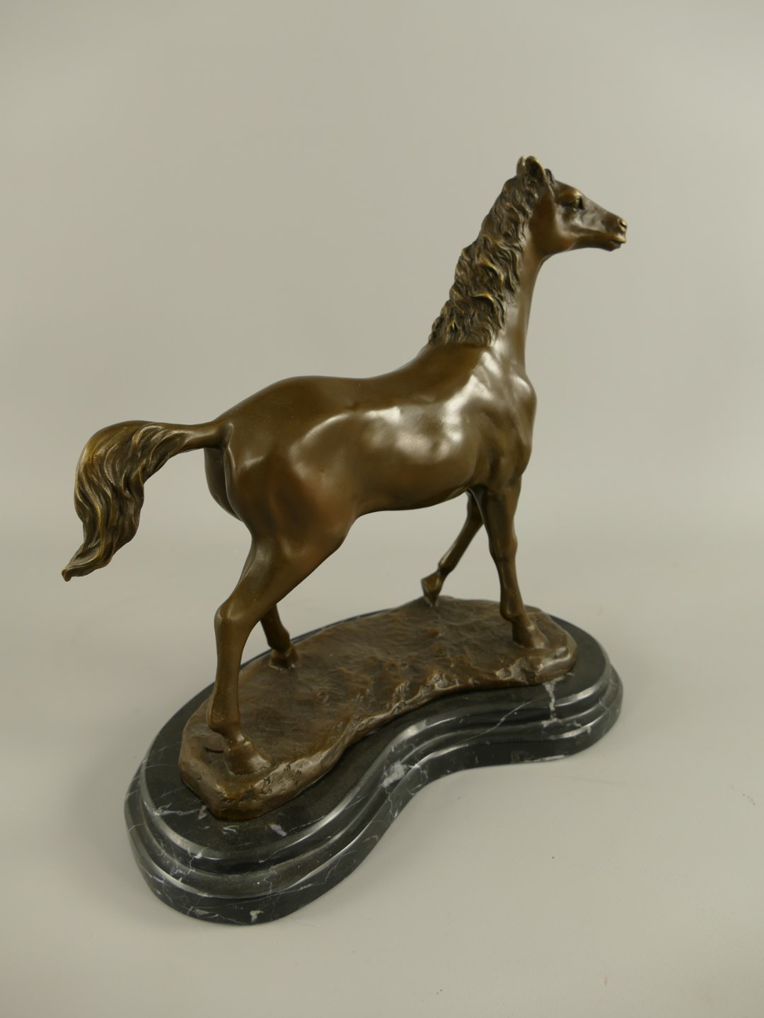 Figur Bronze Pferd H.30x29cm