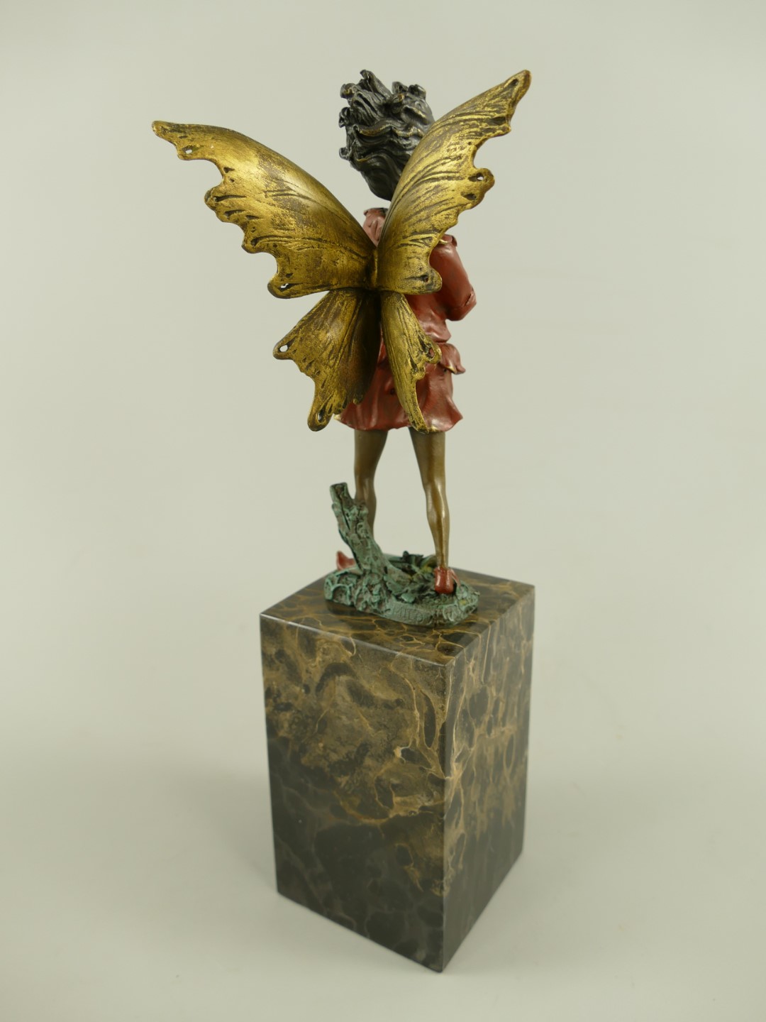 *RAUS*PREIS* Figur Bronze Elfe Farbige H.32x9cm
