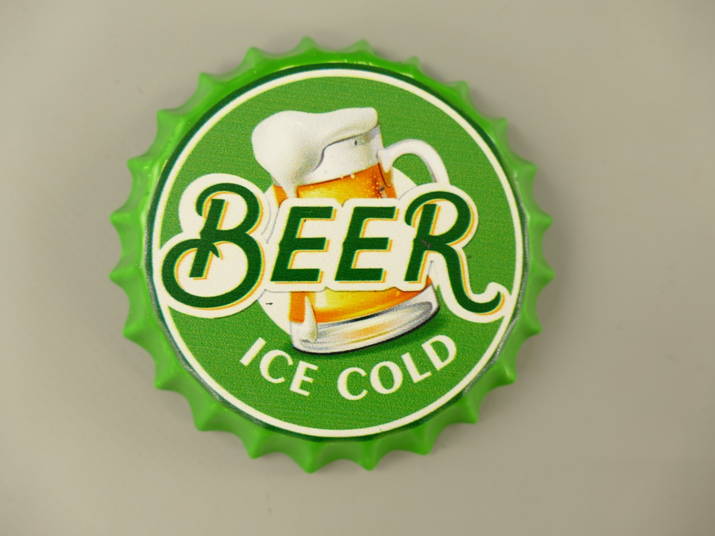 Ofner Beer Magnet (Gestanzt) Beer ice Cold D.9cm