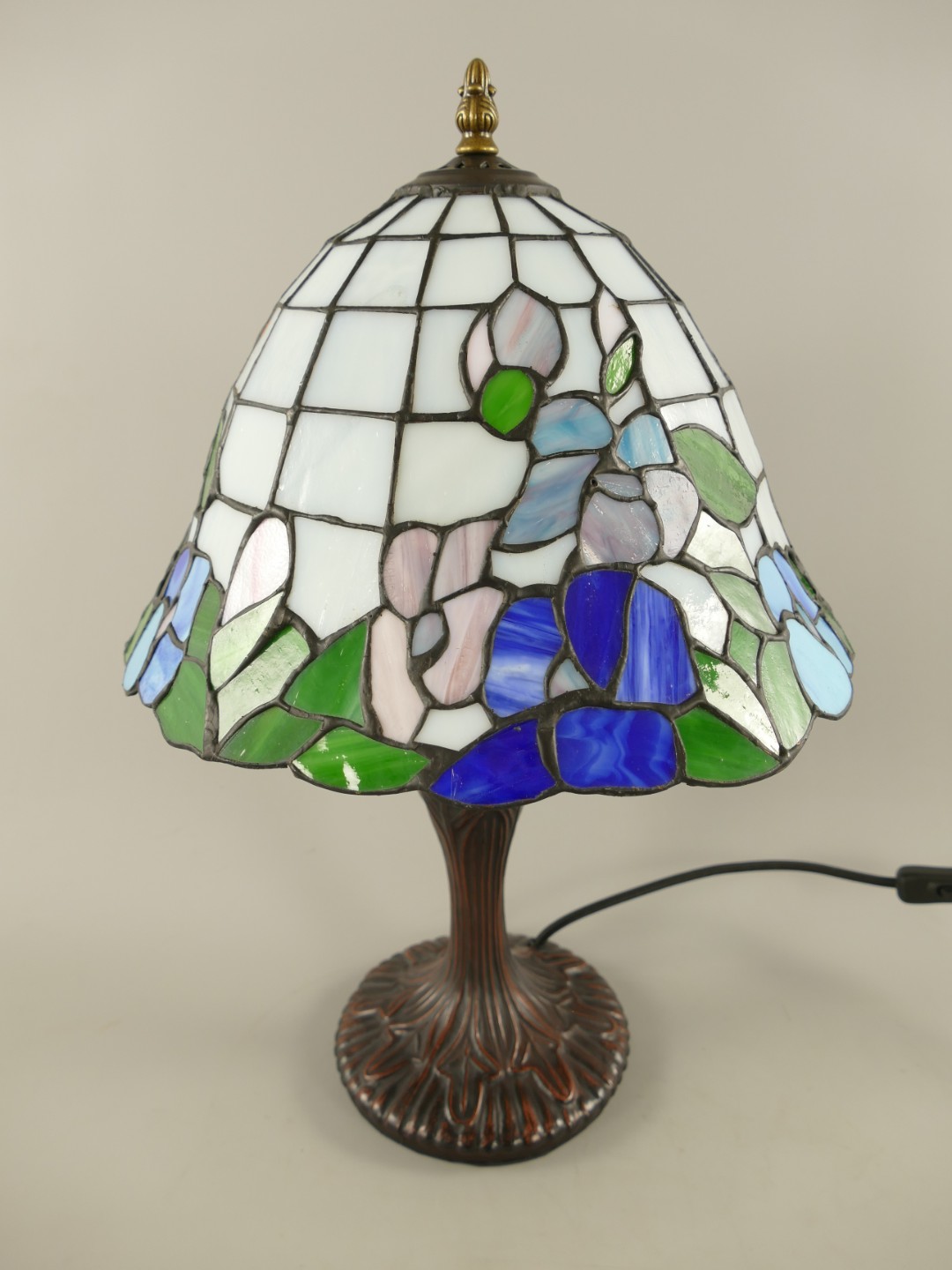 Lampe Tiffany fassung E27 H.46cm