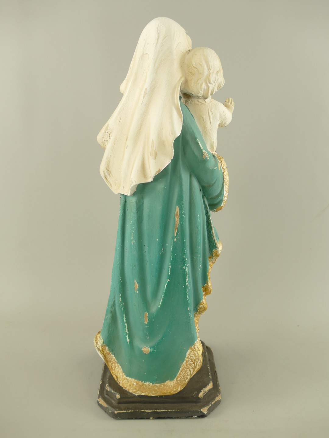 Jungfrau Maria mit Jesuskind Kunstst.(MGO) H.55cm