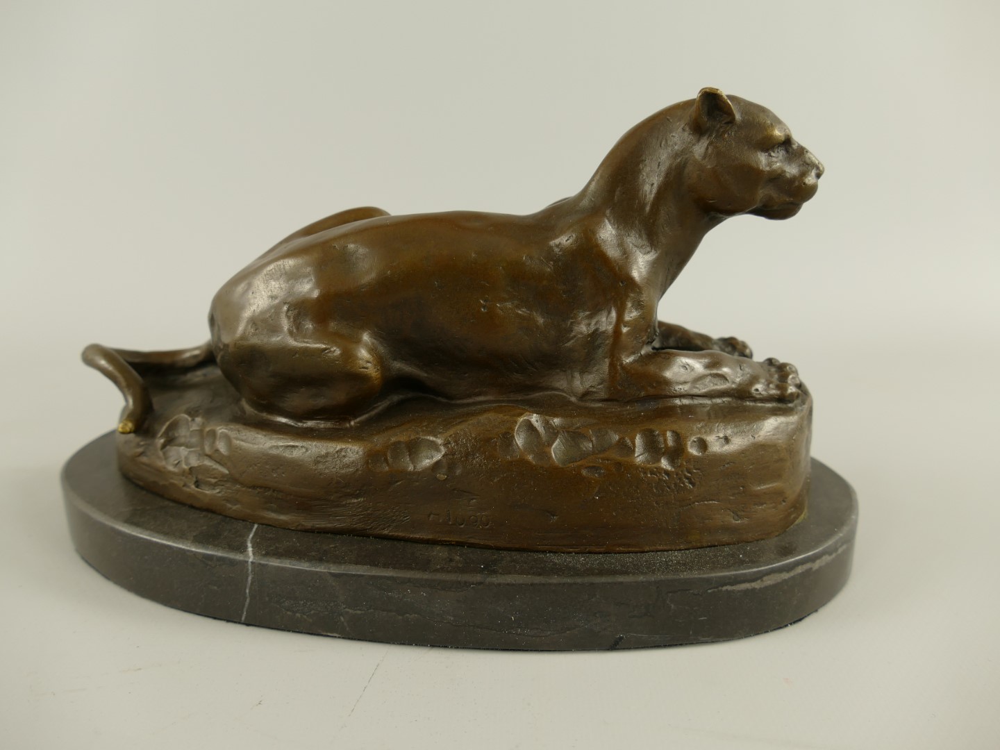 Figur Bronze Leopard L.25x13cm