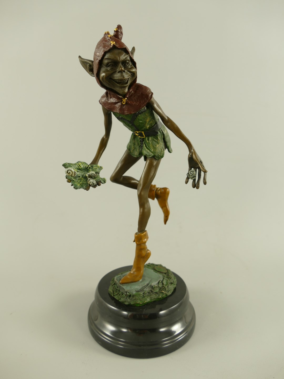 #Figur Bronze Kobold H.31x13cm