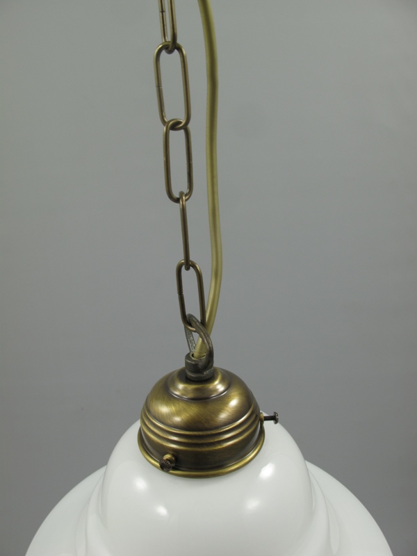 Gehänge Messing brüniert o.Schirm (GST)Gh.6-H.70cm