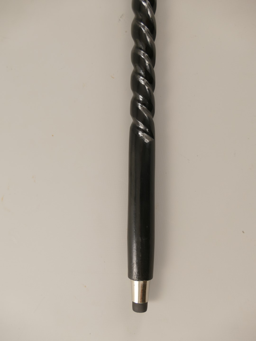 Spazierstock schwarz ADLER Holz/vernickelt L.94cm