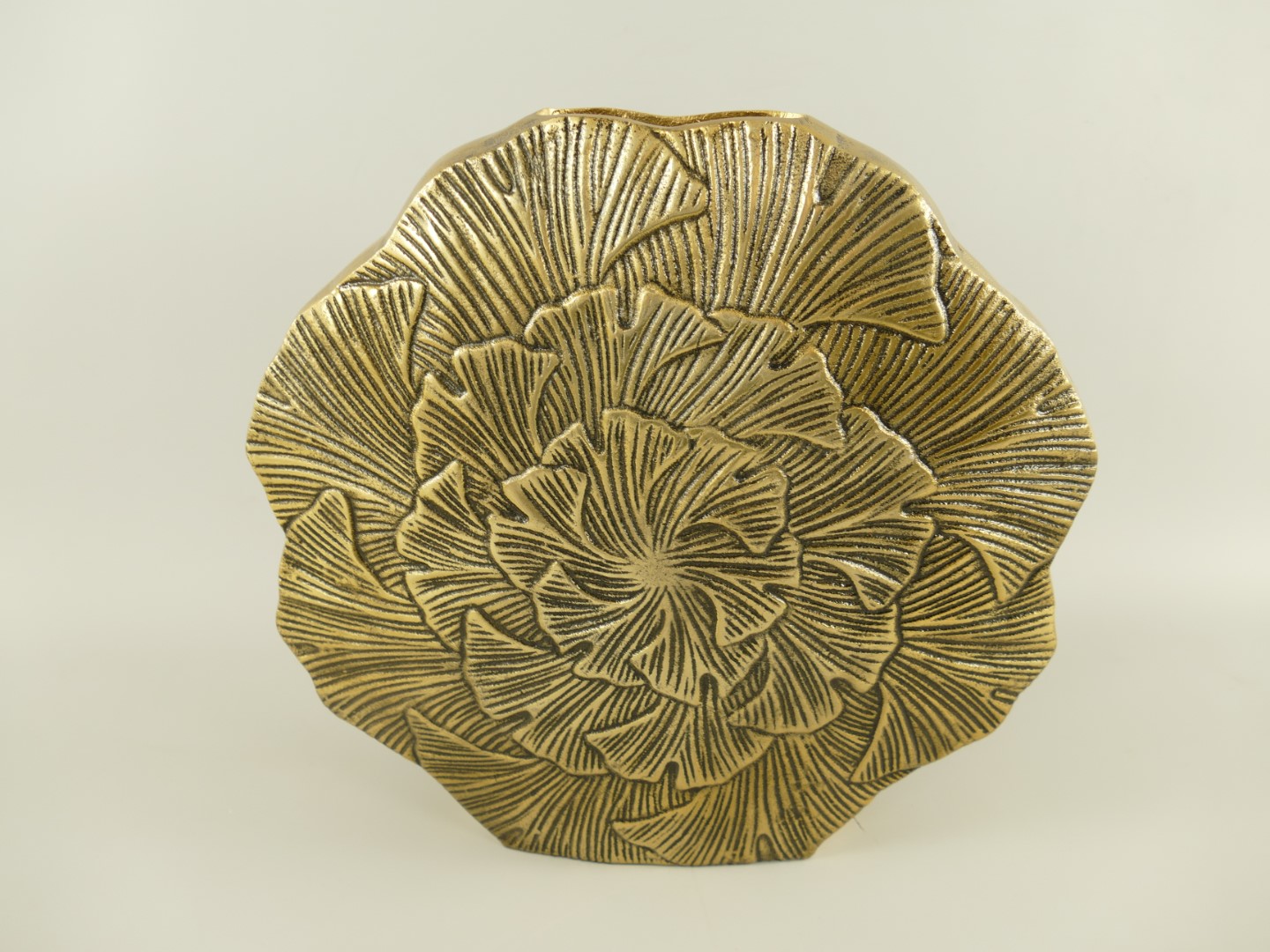 *ANG. Vase Alu BRONZE farbig H.35cm *ANG. Vase Alu BRONZE farbig H.35cm
