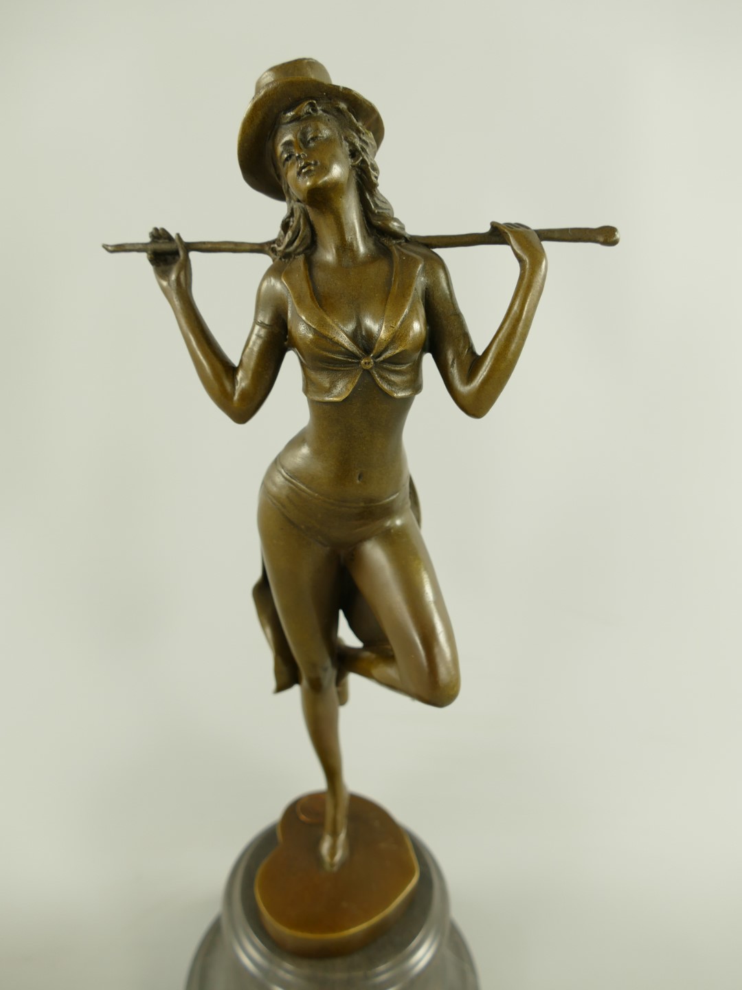 Figur Bronze Frau H.36x15cm