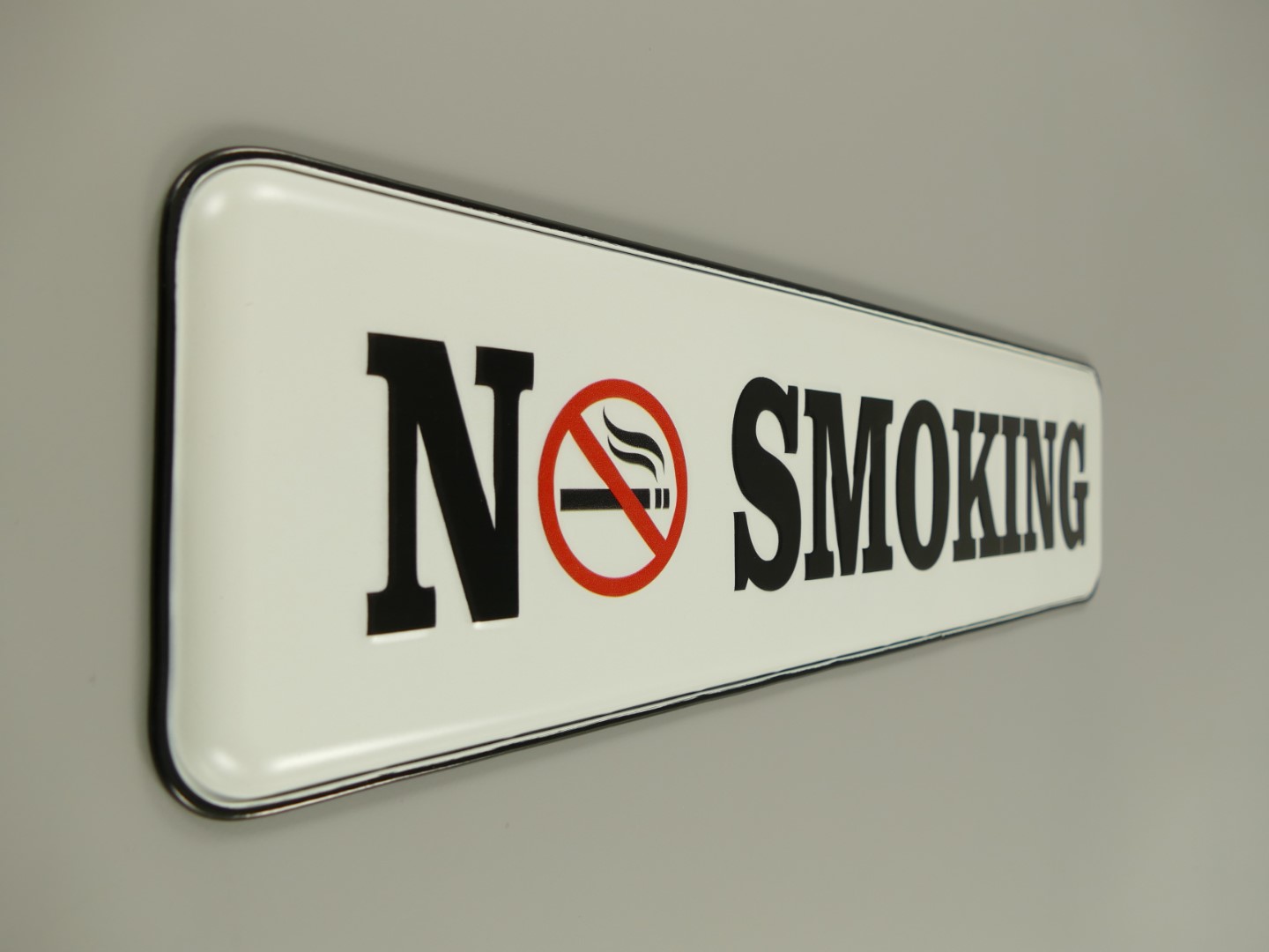 Wandschild No Smoking L.60x15cm