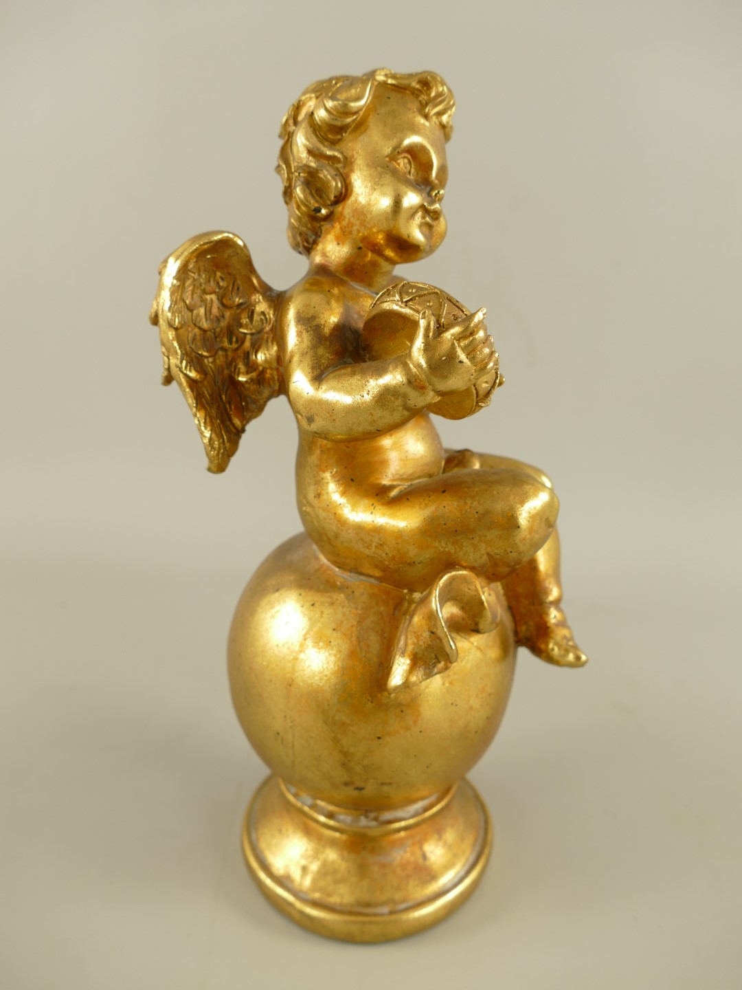 Engel Polystein Gold farbig H.30cm