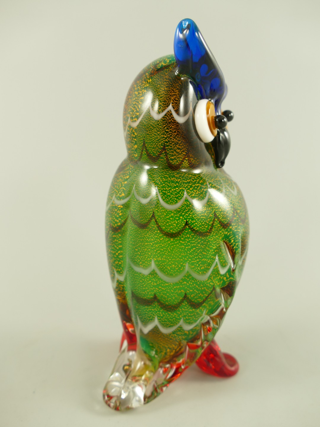 Glas figur Eule H.20x8x9cm