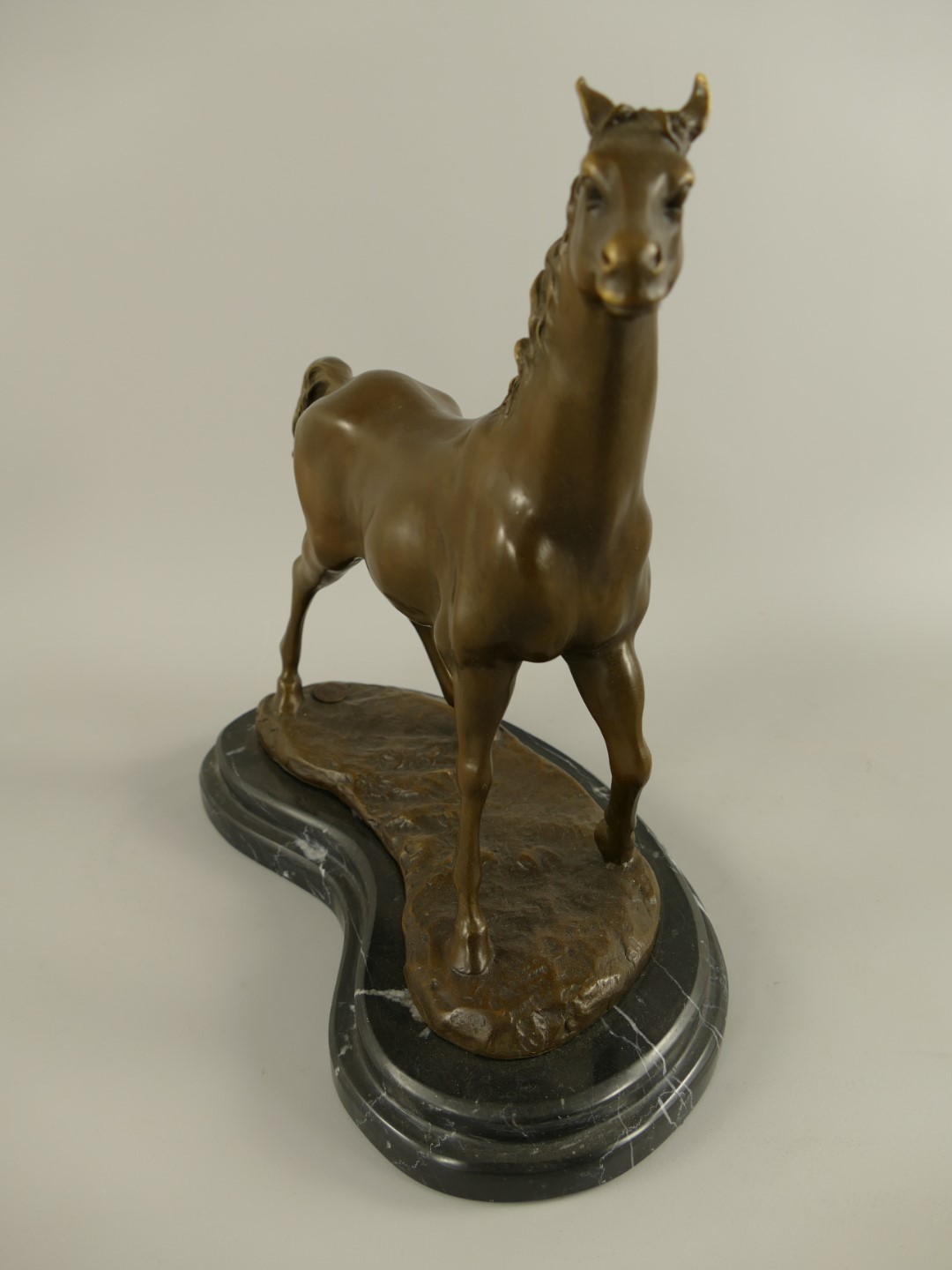 Figur Bronze Pferd H.30x29cm
