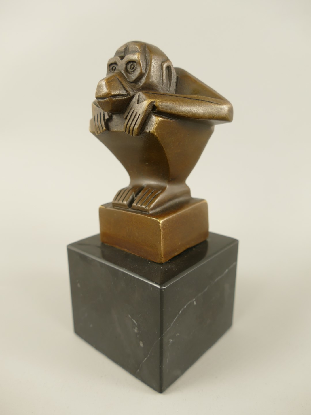 Figur Bronze Affe H.12x5cm