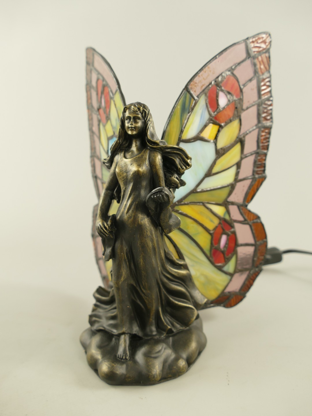 Lampe Tiffany Frau fassung E14 H.23cm