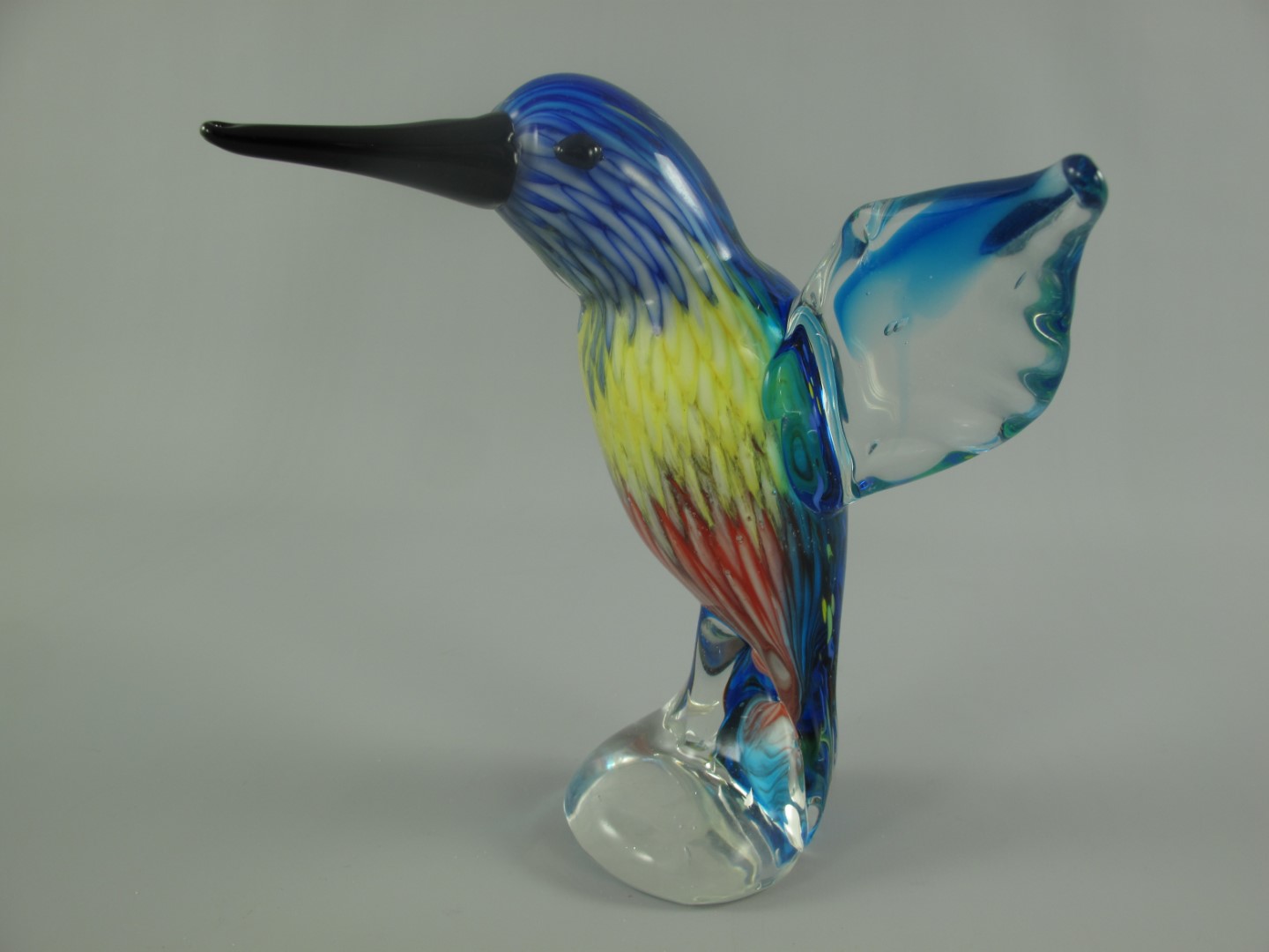 Glasfigur VOGEL farbe H.20x20x15cm