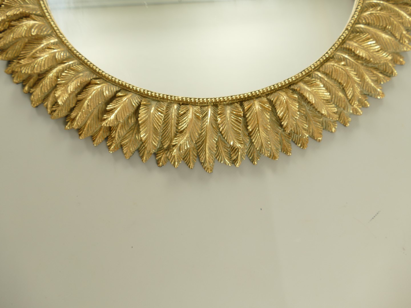 Wandspiegel Polystein GOLD farbig D.48cm