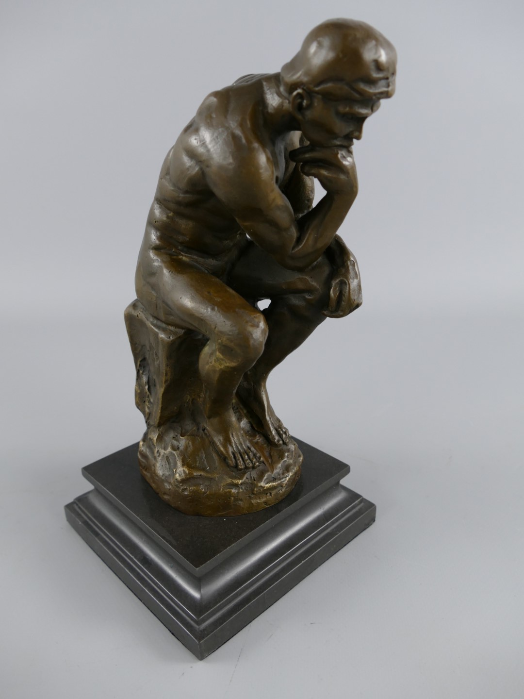 Figur Bronze DENKER H.26x13cm