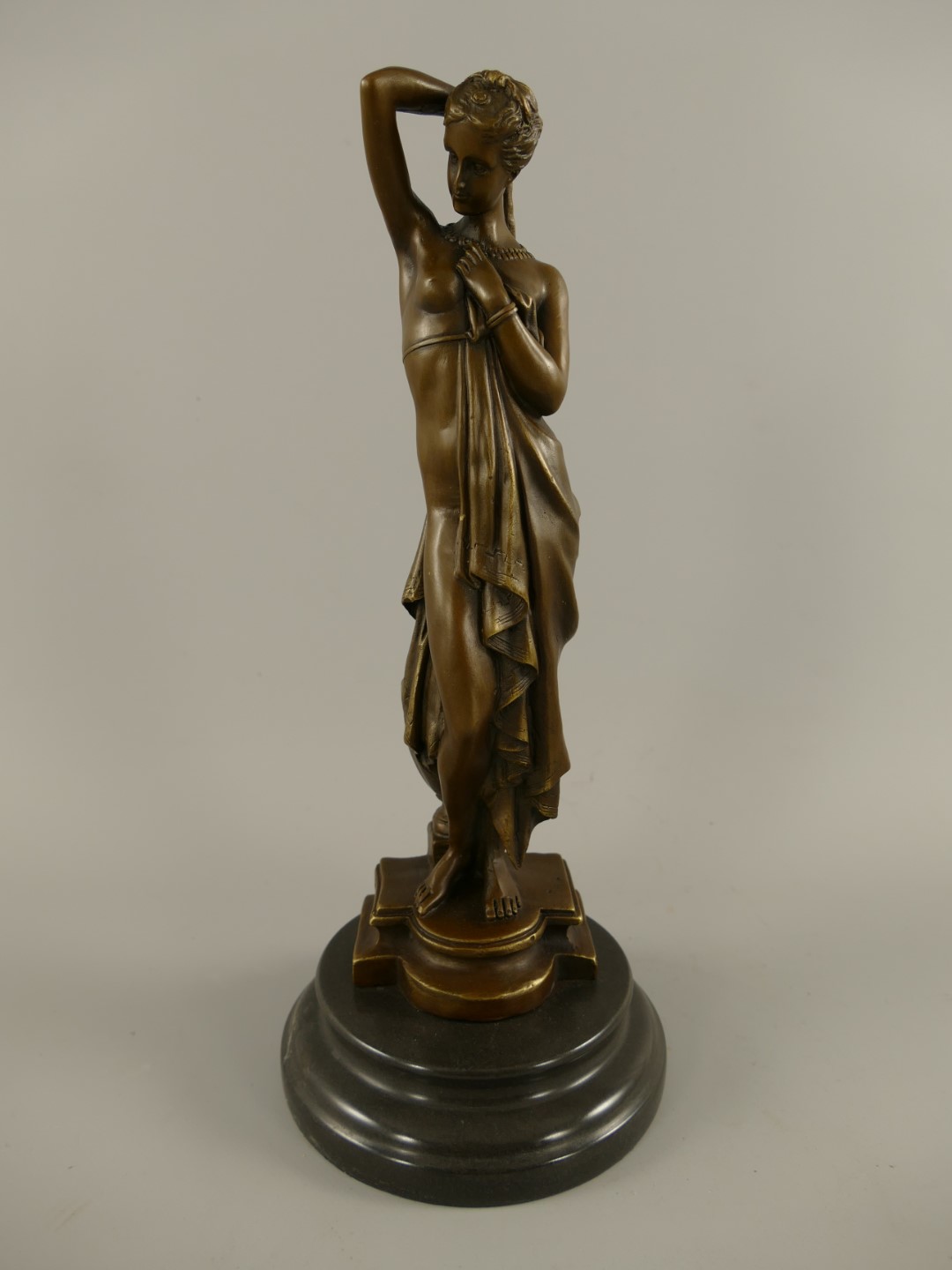 Bronze Figur Frau H.35x15cm