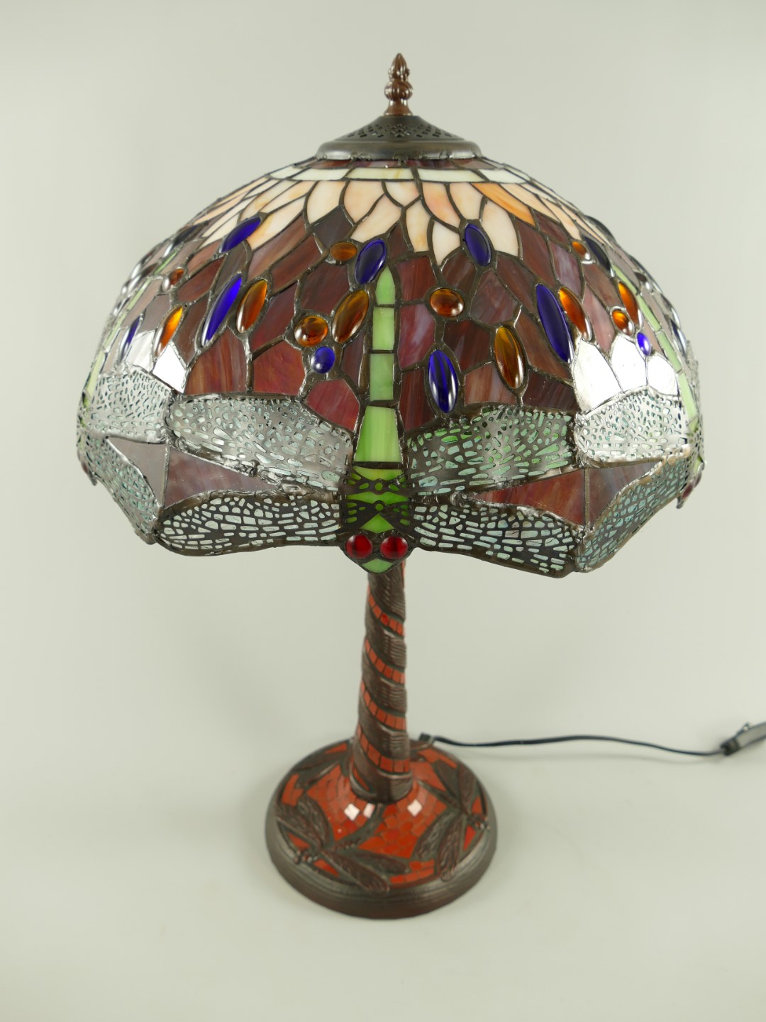 Lampe Tiffany ROT!! H.60x41cm Lampe Tiffany ROT!! H.60x41cm