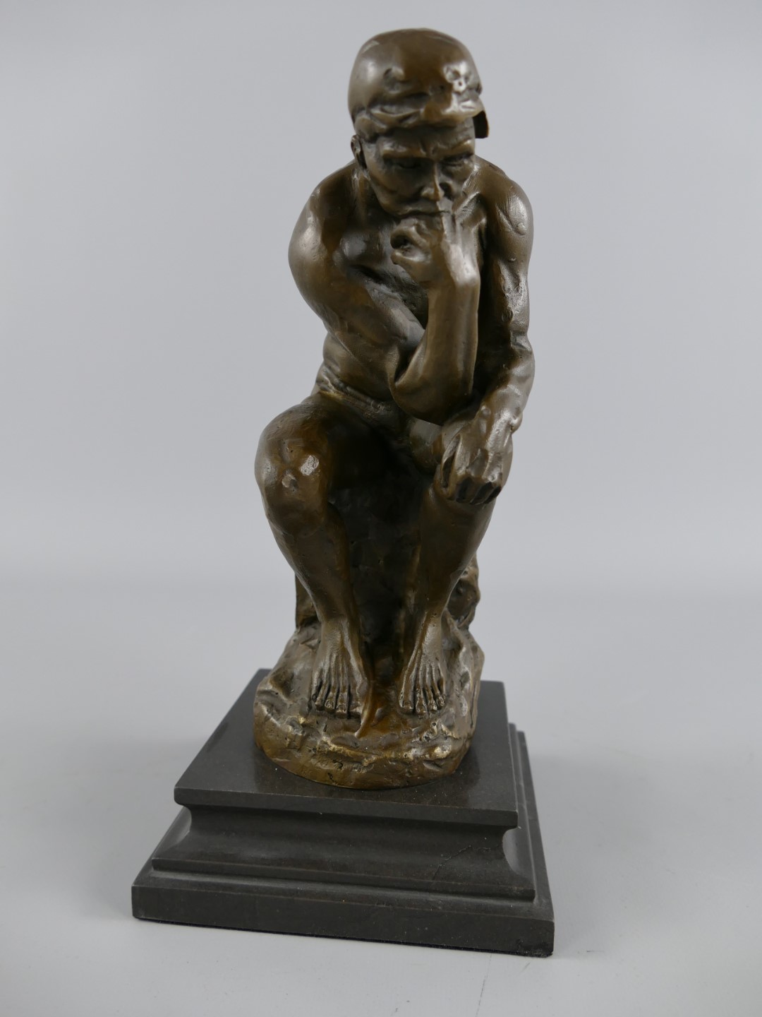 Figur Bronze DENKER H.26x13cm