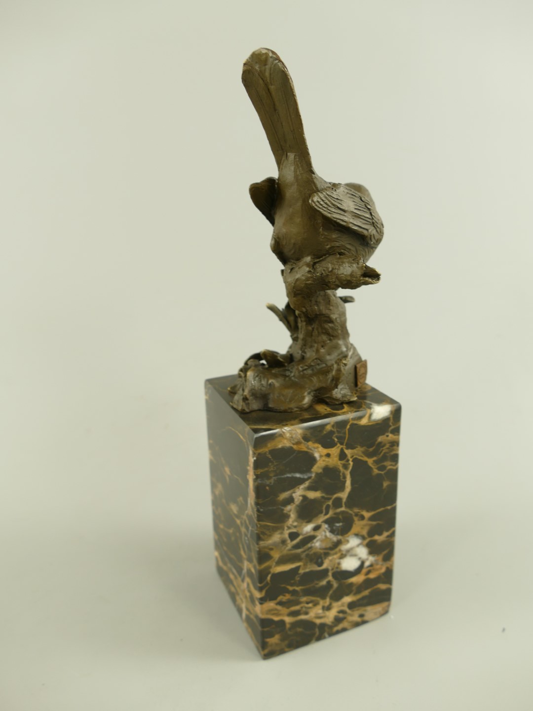 Figur Bronze Vogel H.28x8cm