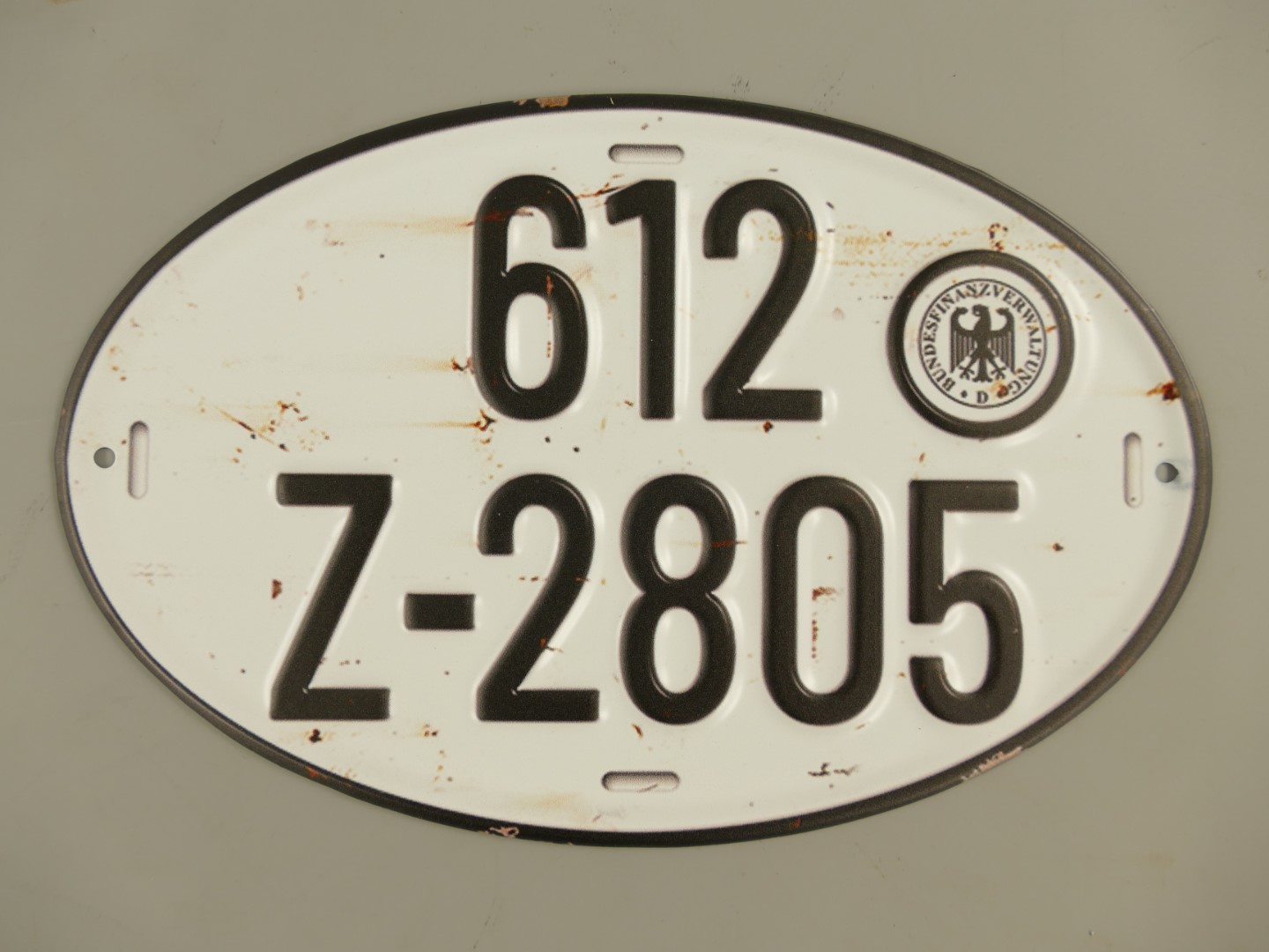 333D01a *ANG. Wandschild 612 Z-2805 L.23x15cm