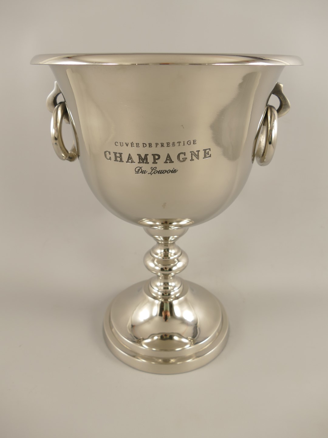 Weinkühler Sektkühler Alu vernickelt H.37cm Weinkühler Sektkühler Alu vernickelt H.37cm